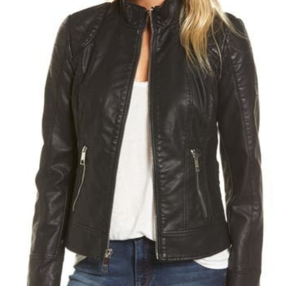 Guess faux leather jacket